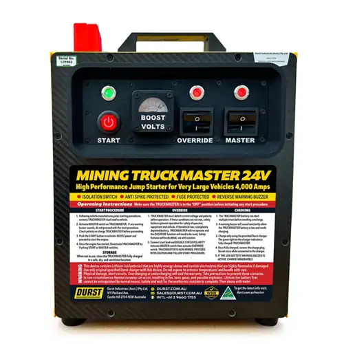 Durst Maxion Truck Master Jump Starter for 24V Diesel Trucks