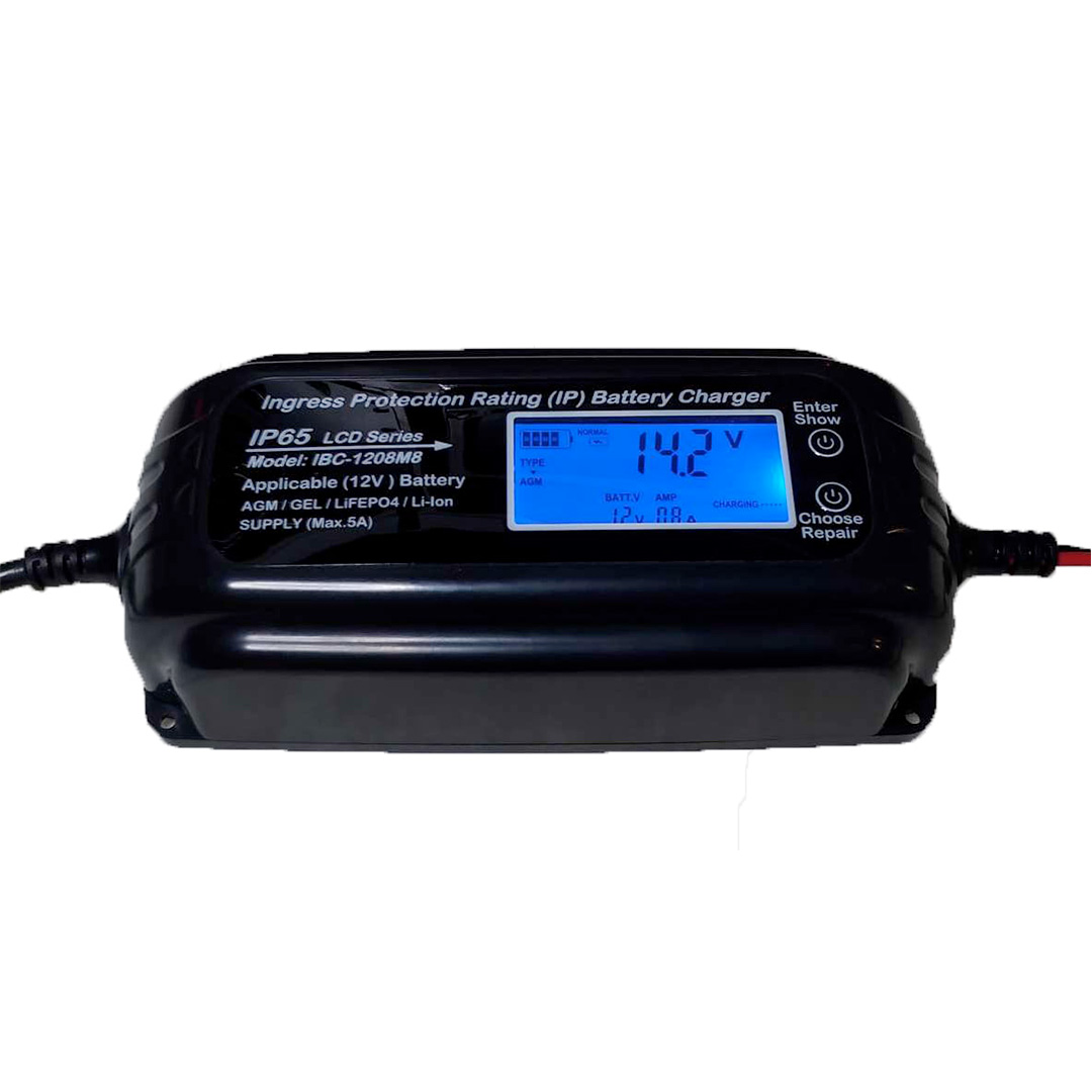 Battery Charger 12V 8A – Intelligent Automatic Charger