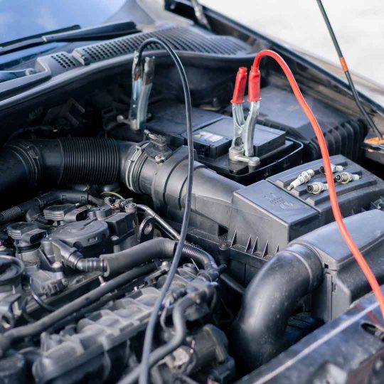 Car battery charging with Power Start automatic battery charger