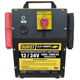 BJC-4000V2 12/24 volt heavy-duty portable jump starter. RHINO