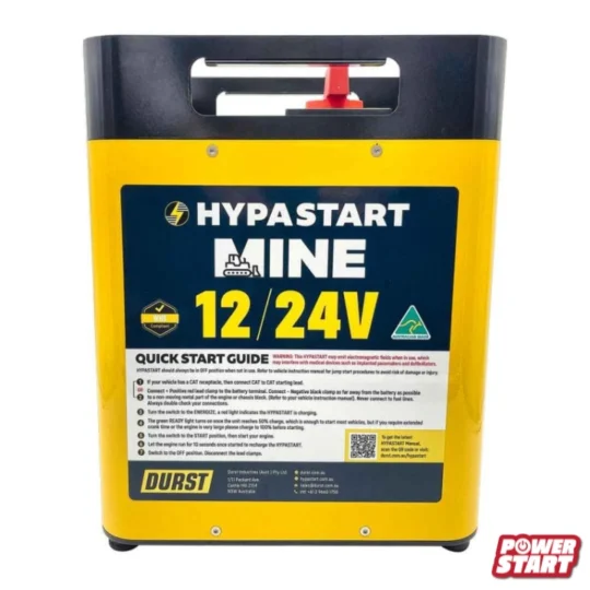 Fleet Jump Starters - Durst HYPASTART Mine X2500MS 12_24V Jump Starter