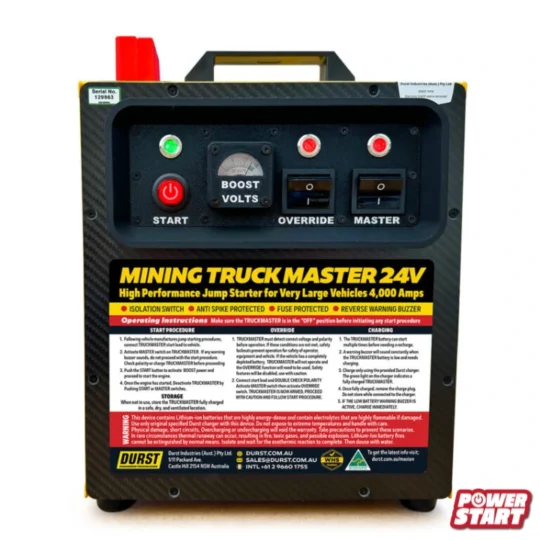 Durst Maxion Truck Master Jump Starter for 24V Mining Equipments