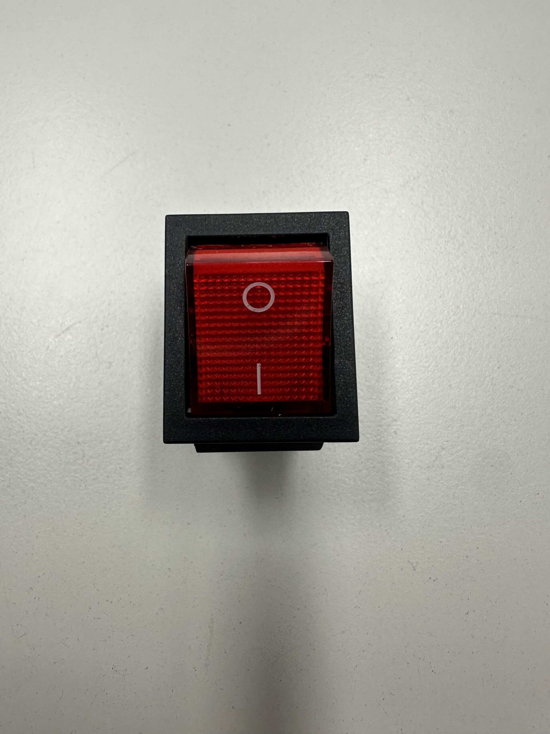 Red Rocker Switch Neon 4 pin 123-C1353AB