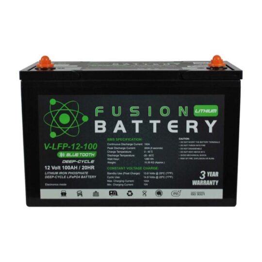 fusion 100ah lithium battery​