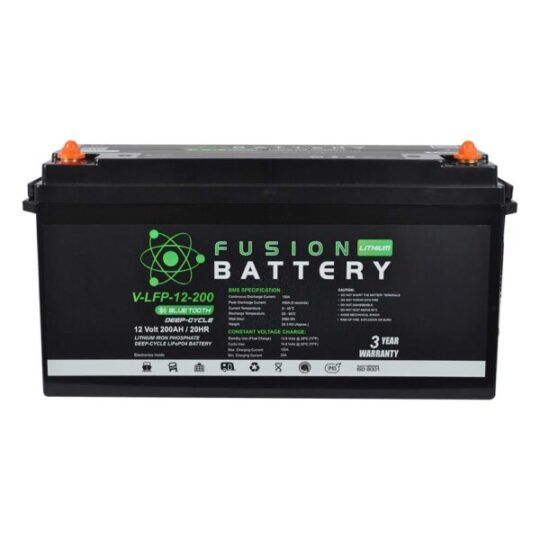 Fusion 200ah lithium battery