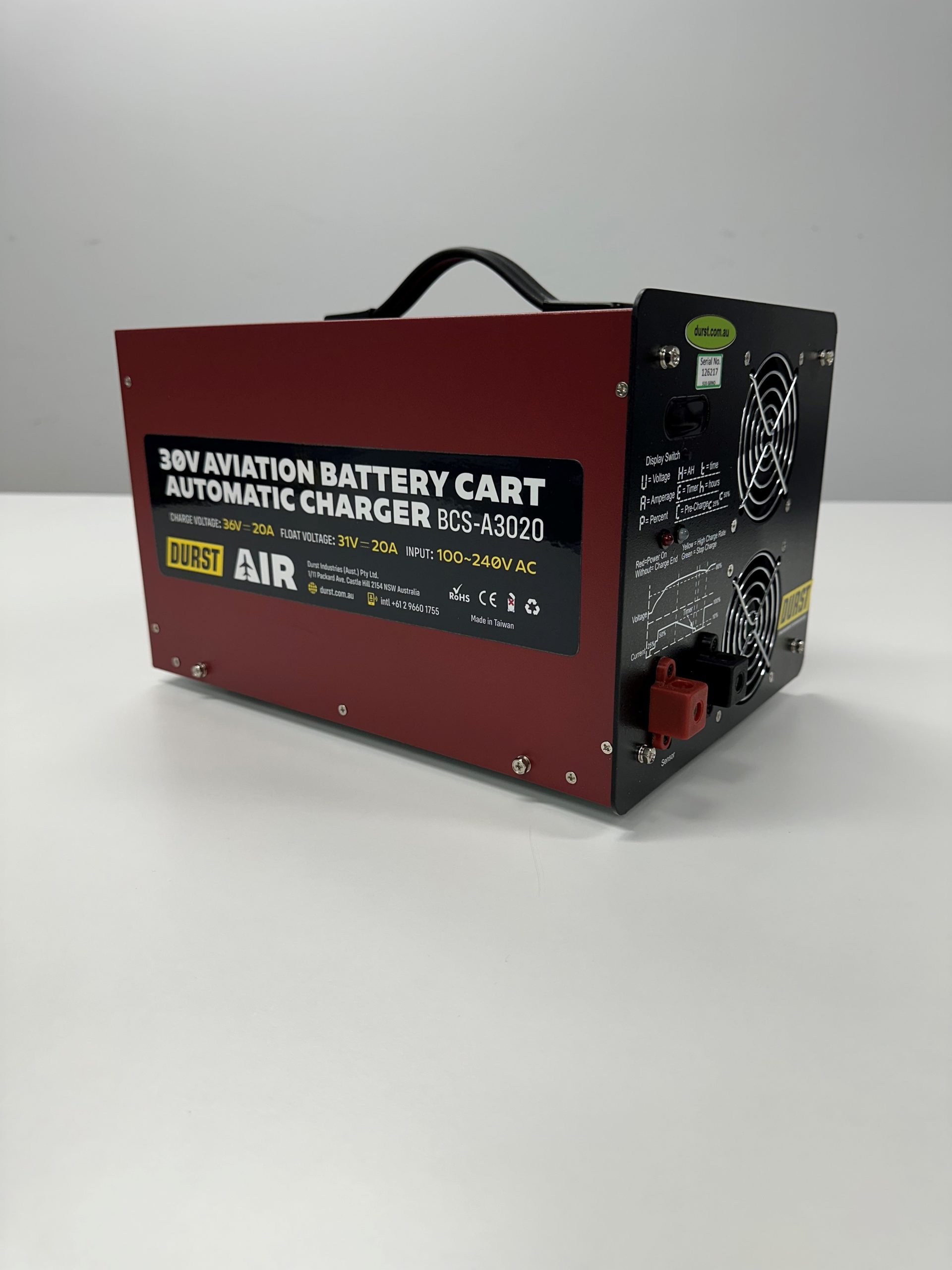 BCS-A3020 30 Volt 20 amp Aviation Charger