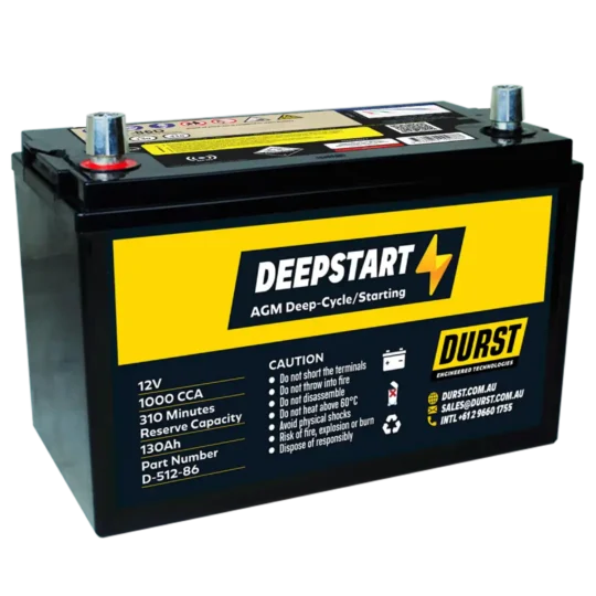 D-512-86 Dual Purpose AGM Starting and Deep Cycle Battery