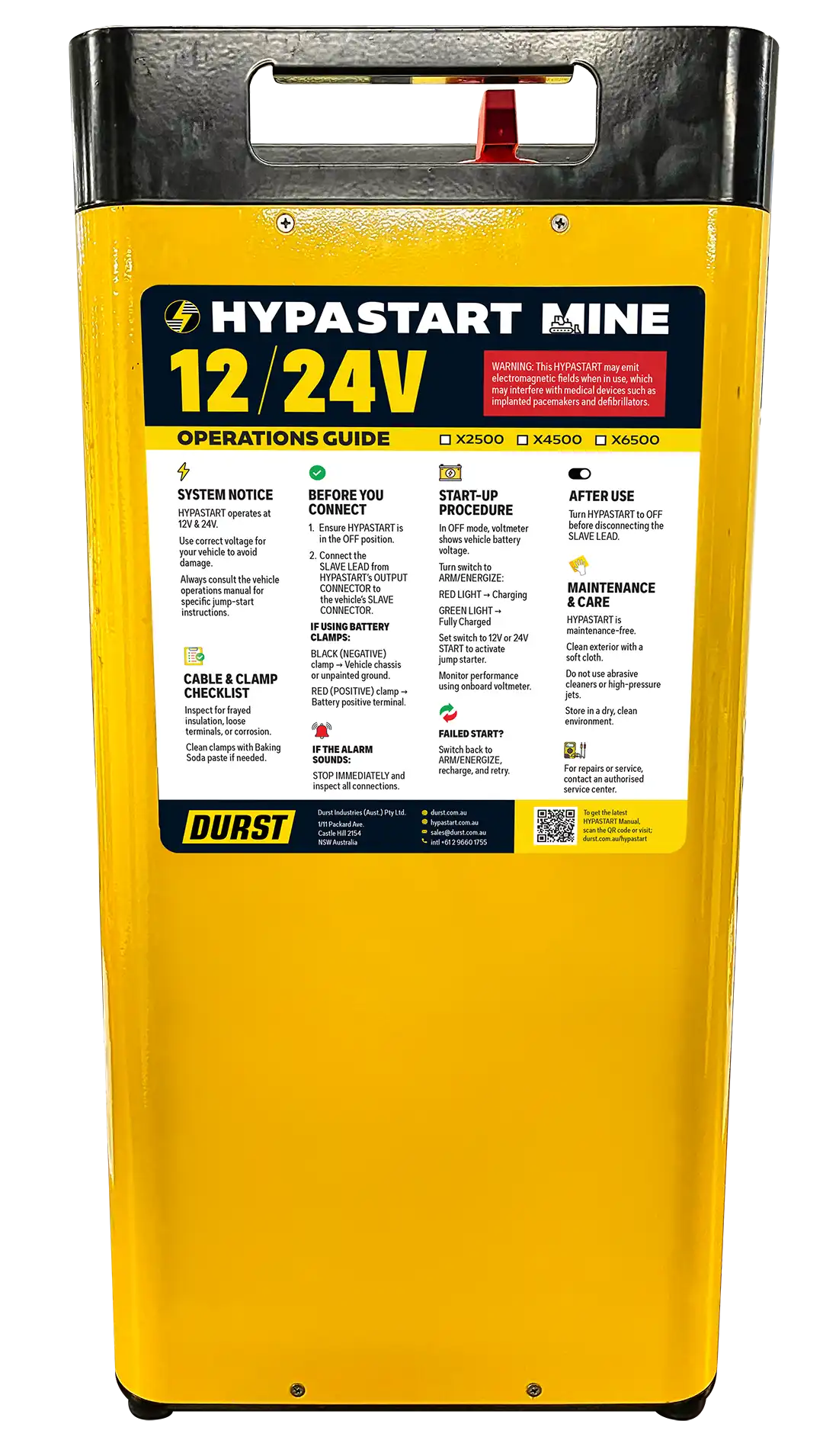 Hypastart X4500MS 12/24V Jump Starter